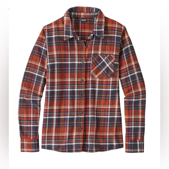Patagonia Tops - Patagonia Worn Wear W's Heywood Flannel Plaid Shirt Size 6